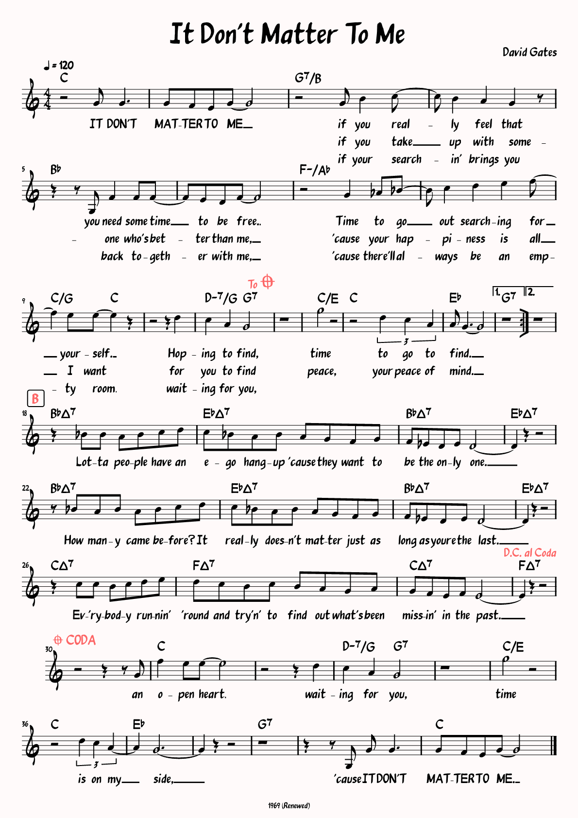 Sheet Music